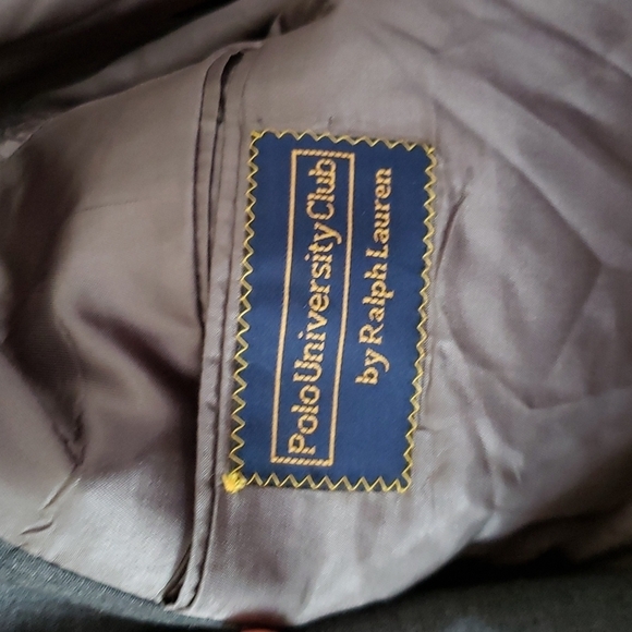 Ralph Lauren Polo University Club Blazer suit jacket, dark gray, vintage. - Picture 6 of 11